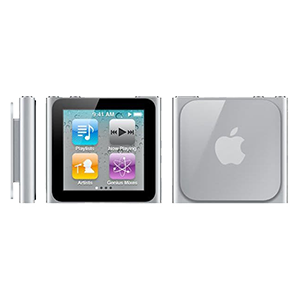 Apple iPod Nano Music Player 6 Gen. 6th Generation 8GB Silver - COLLECTORS ITEM